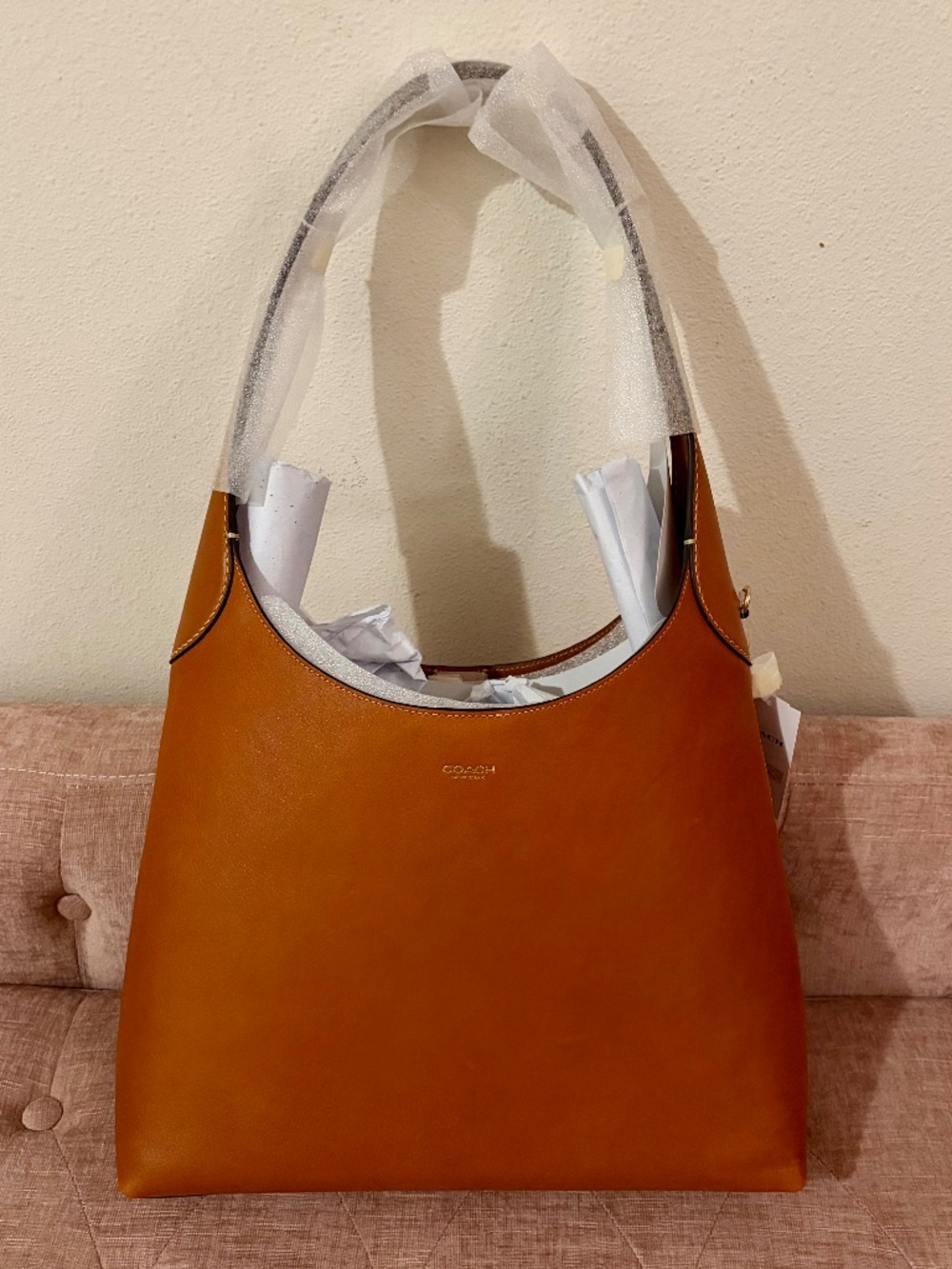 Coach Brooklyn 34 Shoulder Handbag - Toffee - NWT